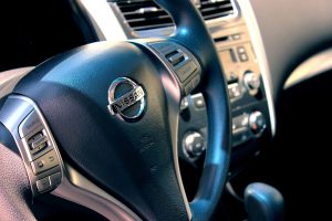 The interior of the Nissan Armada | Taylor's Auto Max